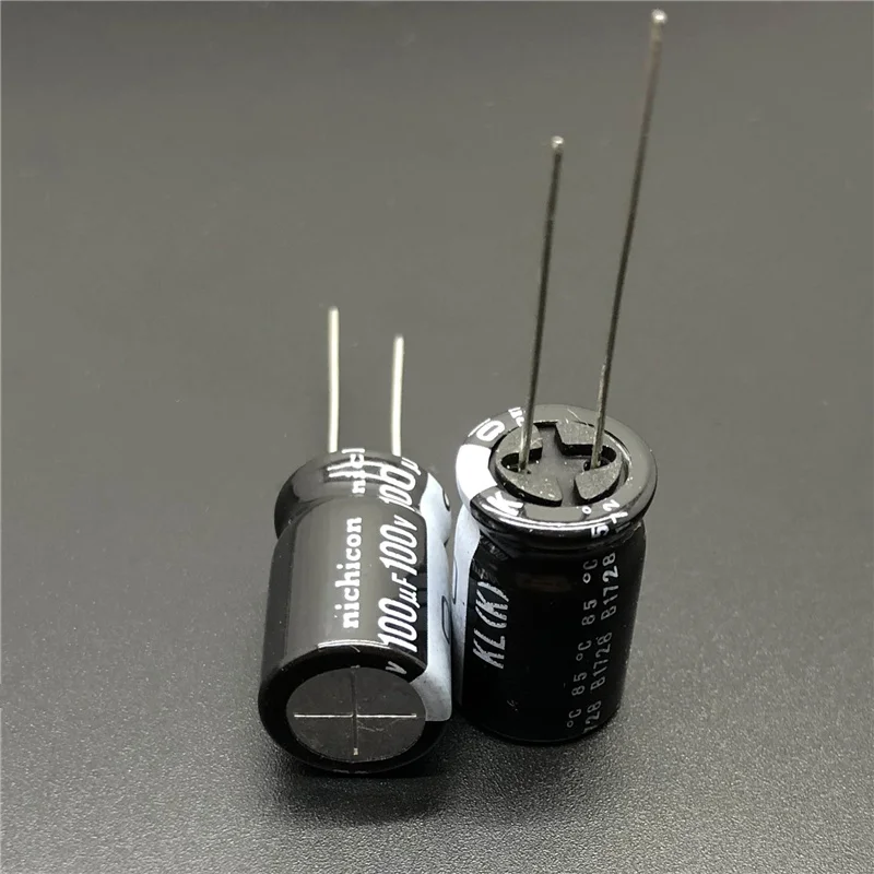 10 шт. 100мкФ 100В NICHICON KL 12 5x20 мм 100V100uF низкая утечка тока Алюминиевый