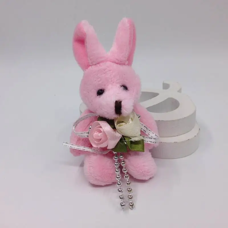 Плюшевая мини-кукла в виде зайчика 8 см комплекте 2 шт./лот | Игрушки и хобби