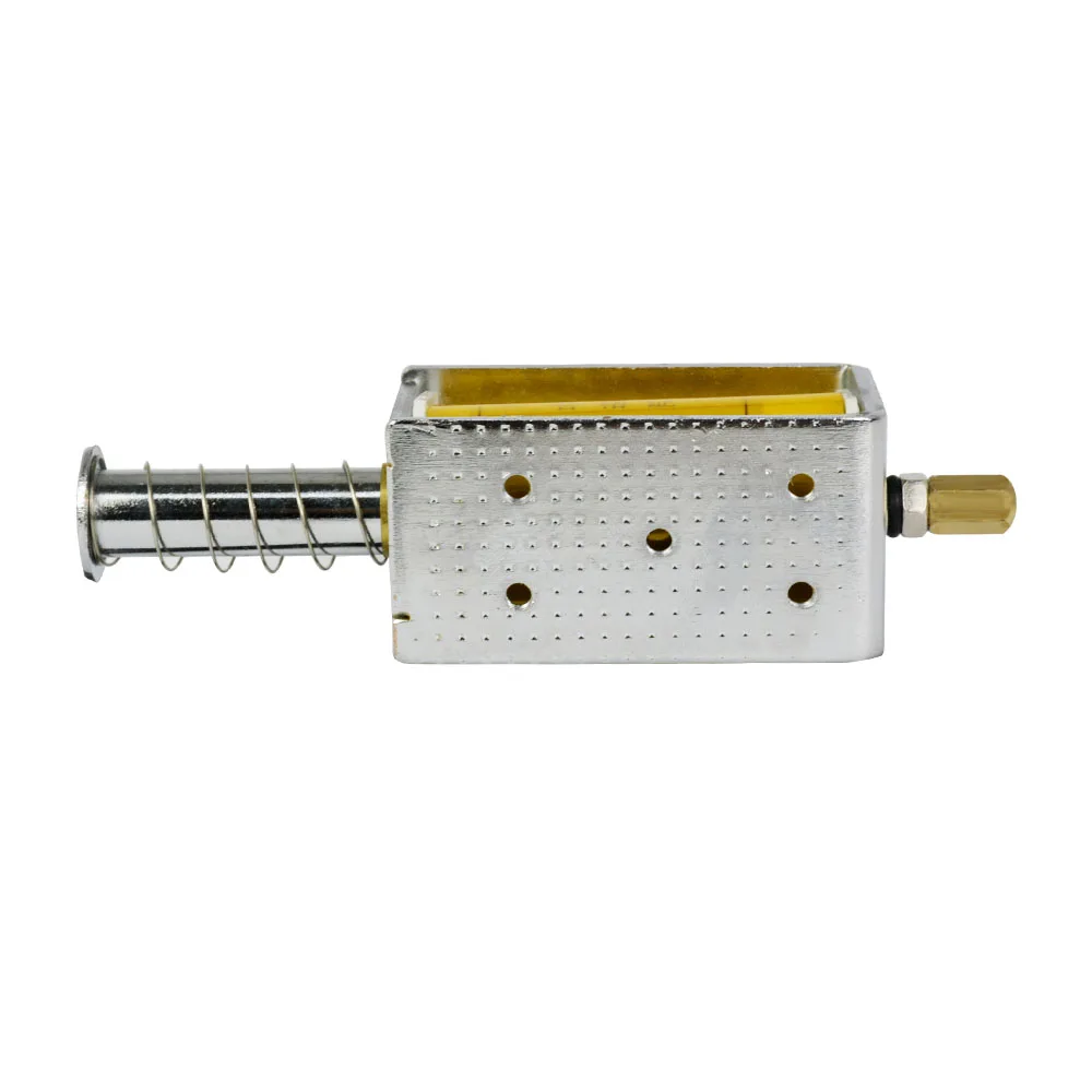 YIMAKER DC12V тип удара Электромагнит Push-Pull длинный ход 35 мм Электрический магнит