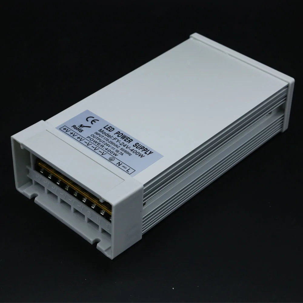 Бесплатная доставка 24V 16.7A 400W Драйвер импульсного источника питания для