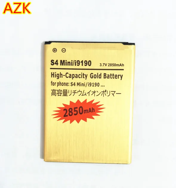 AZK новый золотой аккумулятор B500AE с 4 контактами для SAMSUNG Galaxy SIV S4 mini I9190 I9192 i9195 i9198 9190