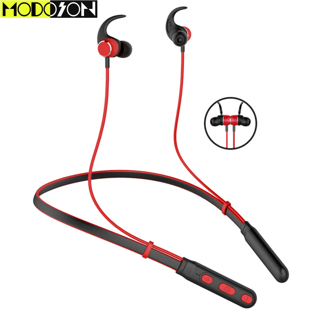 MODOSON Bluetooth наушники H01 беспроводной бас стерео спортивные легкие портативные