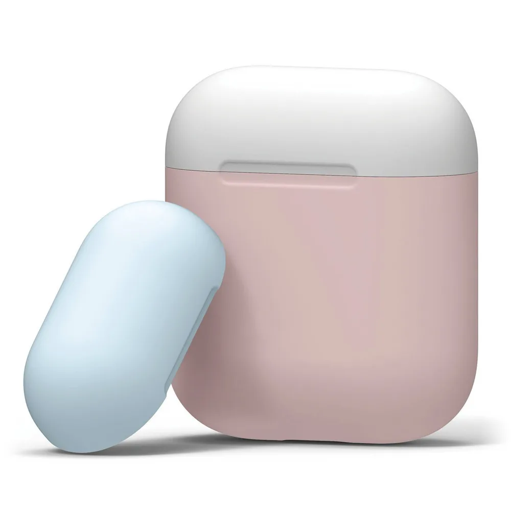 G Airpods чехол защищает силиконовые контейнеры кожи AirPod зарядное устройство для наушников чехол для AirPods Защитная крышка Airpods случае - Цвет: G