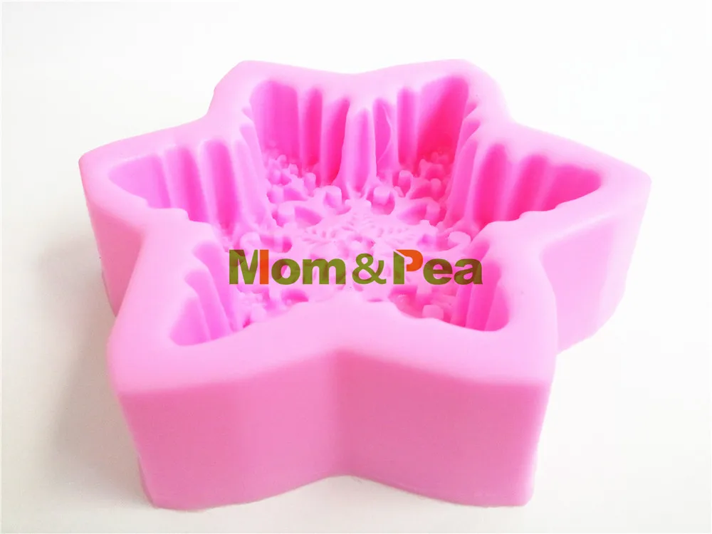 Силиконовая форма для мыла Mom &amp Pea 0398 г. Бесплатная доставка Шестигранная звезда