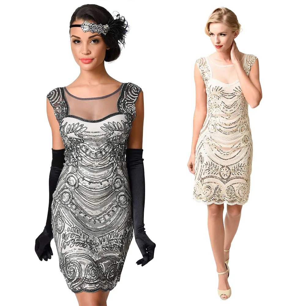 2019 для женщин летние Vestido Хлопушки 20 s вечеринка Винтаж сексуальное платье с
