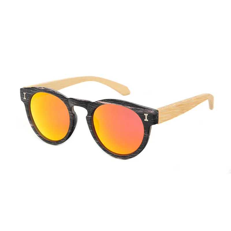 Женские бамбуковые солнцезащитные очки LONSY винтажные брендовые поляризационные