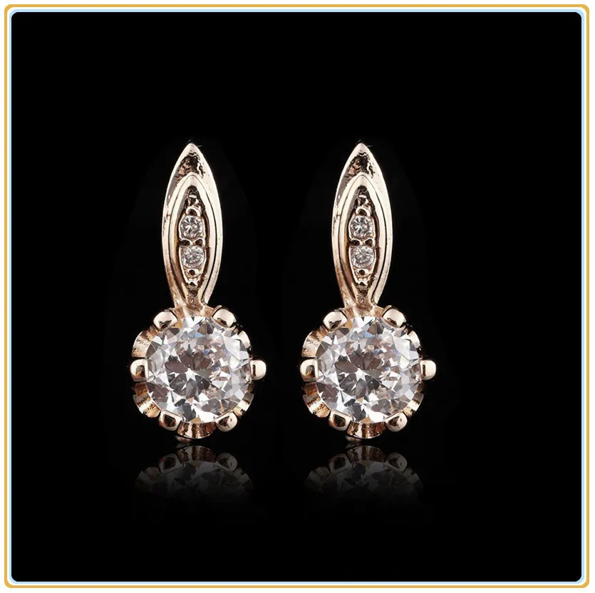 Женские модные серьги медные трендовые новые женские ювелирные изделия голубые