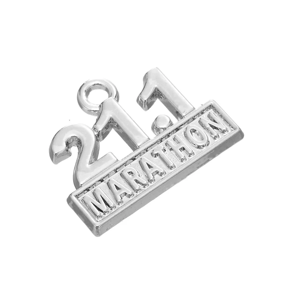Dorapara 21 1/26 2 милей марафон спортивный шарм для DIY ожерелье/Браслеты изготовления