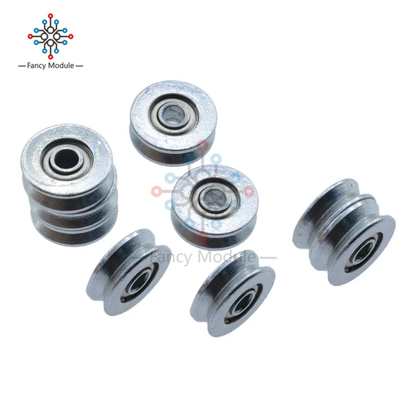 

10PCS 623ZZ V-Groove Sealed Ball Skateboard Bearings Vgroove 3X12 X4mm V623VV