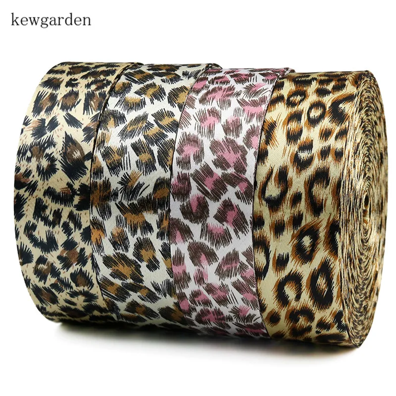 Тканевые ленты Kewgarden Leopard многослойные тканевые 40 мм 25 10 сделай сам брошь для