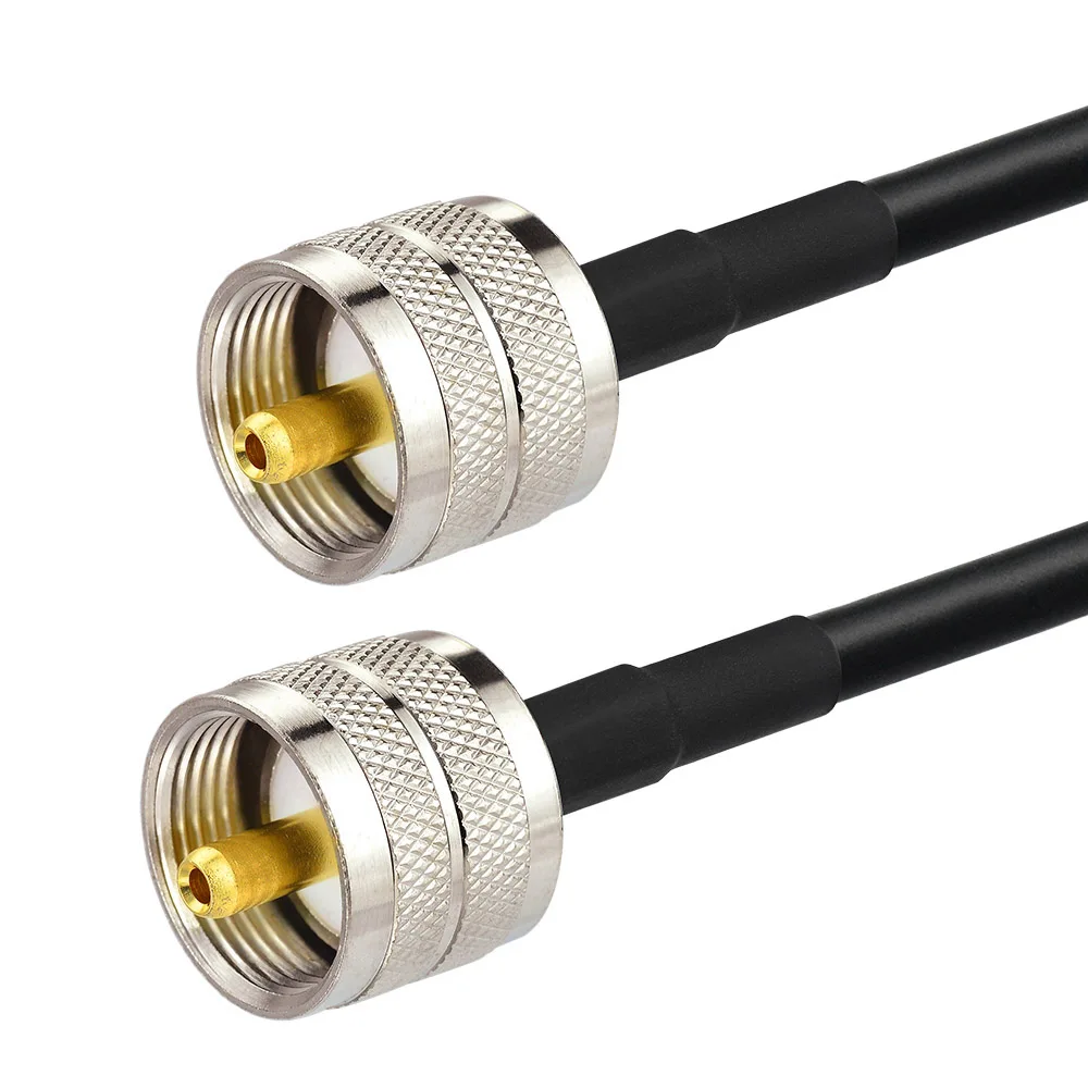 Eightwood UHF PL-259 к UHF PL-259 с низкой потерей цифровой коаксиальный UHF соединительный кабель HAM& CB радио, антенный анализатор, фиктивная нагрузка, КСВ метр