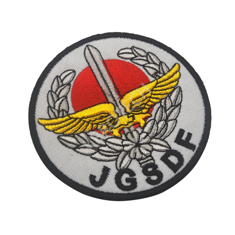 JGSDF Embroidery Patch Embroidered Patches Military Tactical Shoulder Mark Armband Fabric Sticker Appliqued Clothing Accessories
