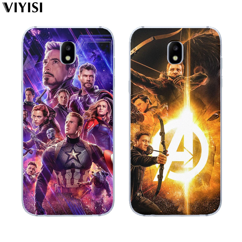 Marvel Phone Case For Samsung Galaxy s8 S9 Plus S6 S7 S10 Lite Note 8 9 Luxury Iron Man Captain America Soft silicone TPU Cover |