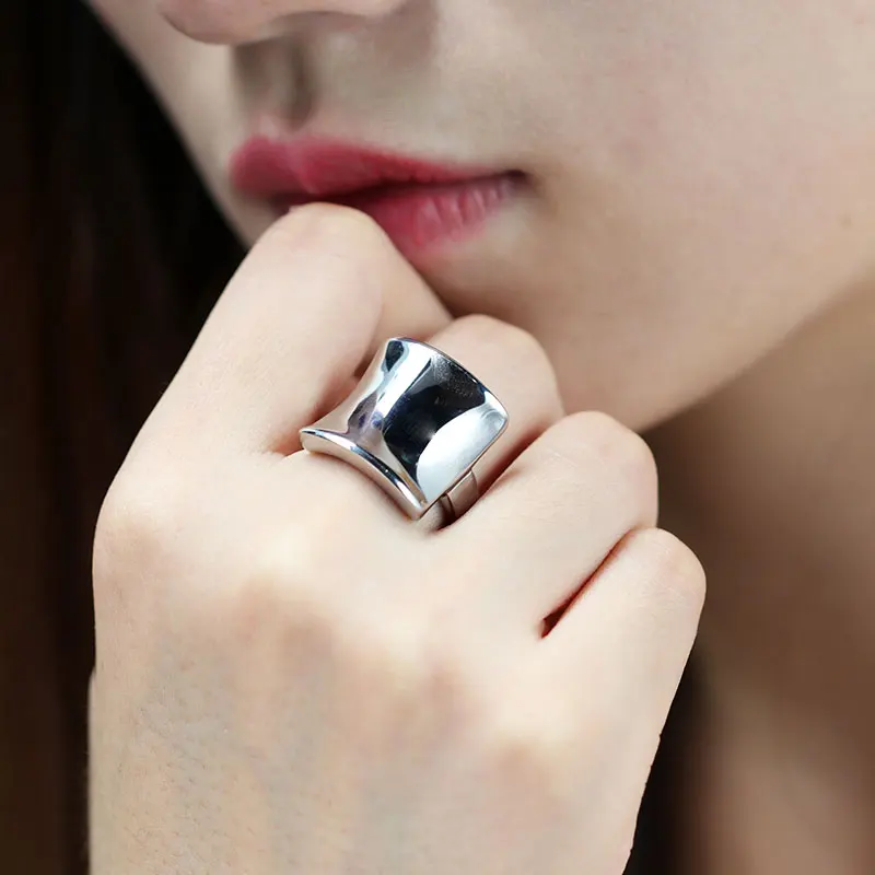 Серебряные кольца для мужчин и женщин популярные готические обручальные из