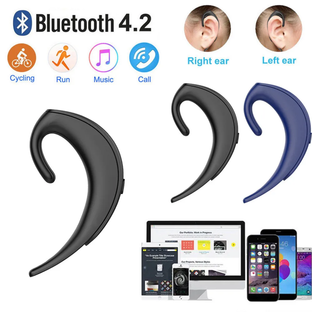 Спортивные Bluetooth наушники CARPRIE с костной проводимостью гарнитура для iPhone X XS MAX