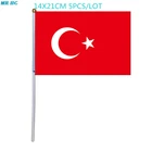 5 шт.лот ручные флаги с шестом 14*21 см из Анголы Кот-д 'ивуар Доминика Иордания Черногория Филиппины Пуэрто-Рико Турция Венесуэла