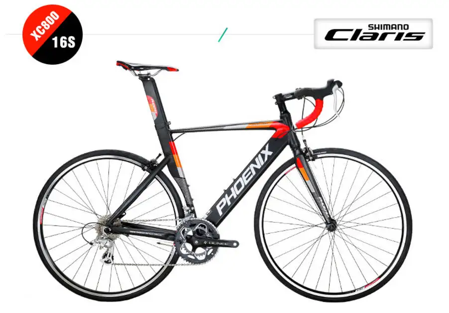 Claris 16 Speed A Бренд дорожный велосипедный велосипед рама из алюминиевого сплава 700CC 14/16 скоростной гоночный велосипед Спорт на открытом воздухе Bicicleta - Цвет: Claris 16 Speed A