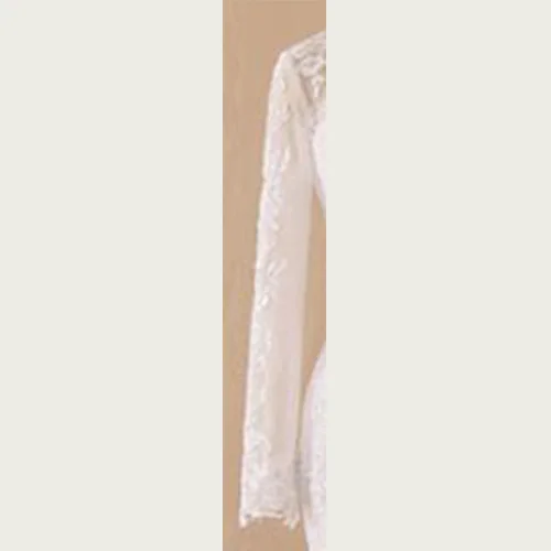 long sleeves ivory Новое поступление Vestido De Noiva Лидер продаж кружевной рукав до локтя Русалка свадебное платье индивидуальный заказ с v-образным вырезом пляжное платье de Mariage - Цвет: long sleeves ivory