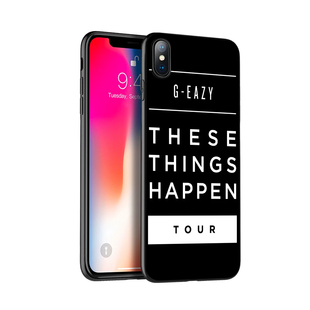 Черный чехол из термопластичного полиуретана для iphone 5 5s SE 2020 6 6s 7 8 plus x 10 силикона