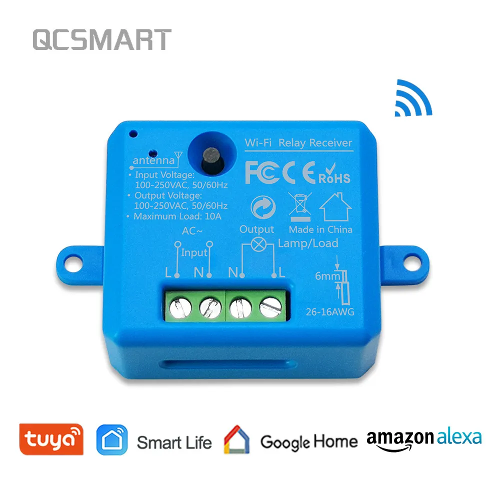 1 Packs - BLU Tuya умная жизнь WiFi розетка крошечный модуль DIY умный дом автоматизация Google Home Echo Alexa Голосовое управление приложение дистанционное управление IFTTT - Цвет: 1 Packs - BLU