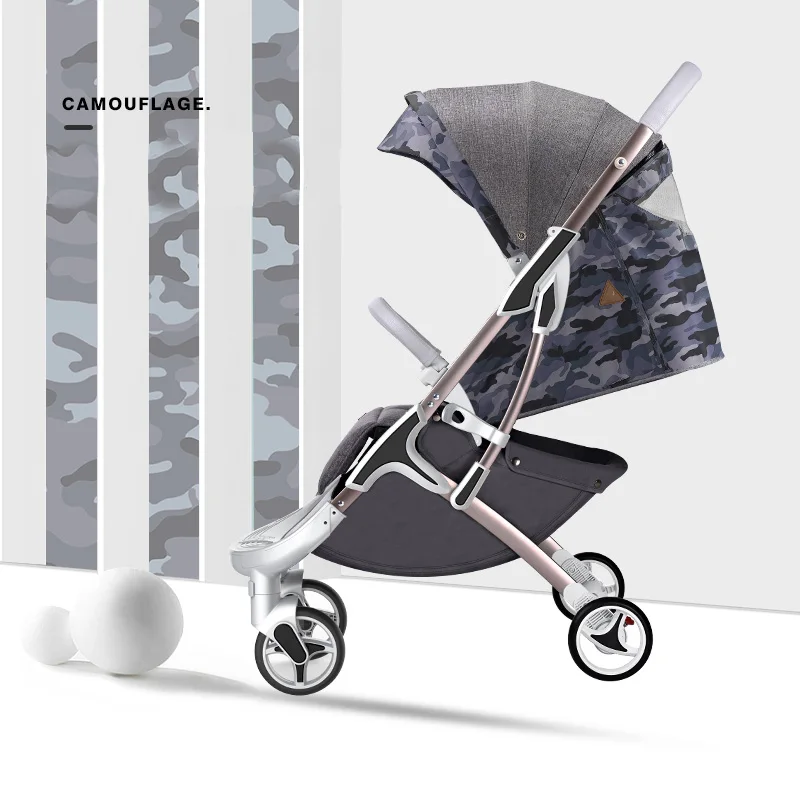 Горячая Mom-M19 коляска прогулочная может сидеть или сложить детская прогулочная коляска может взять самолет Россия Новинка - Цвет: colour3