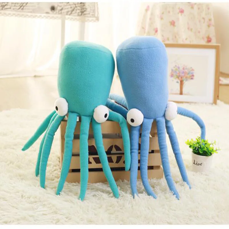 45 см мультяшный морской Осьминог плюшевая игрушка кукла Подушка Милая