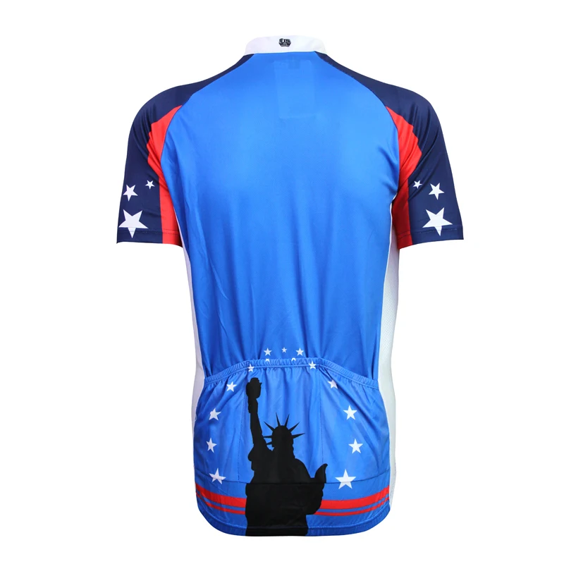 Синяя Статуя Свободы Alien спортивная мужская одежда с коротким рукавом для