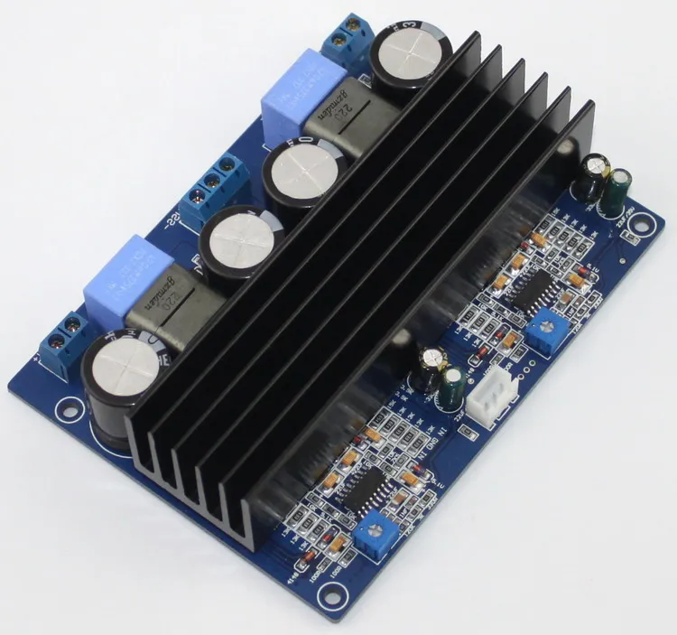 Оригинальный двухканальный цифровой усилитель мощности IRS2092 DC50V 200 Вт + 8A Класс D