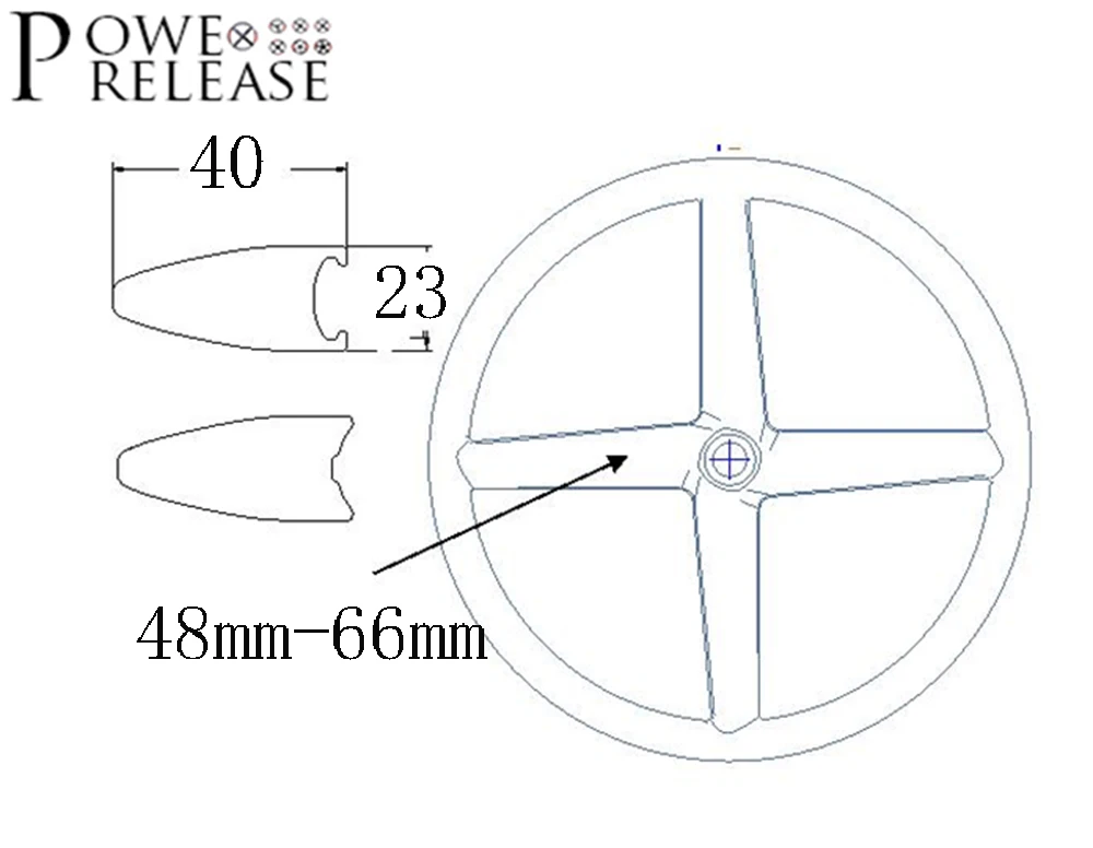 Powerelease 700C 4 spoke carbon wheel road tubular clincher bicycle 4-spork rims wheels track fixed gear wheelset TT bike | Спорт и