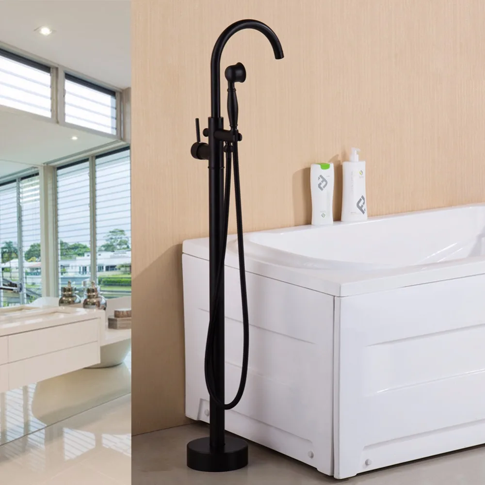 Сидячий античный латунный Смеситель для горячей и холодной ванны отдельно