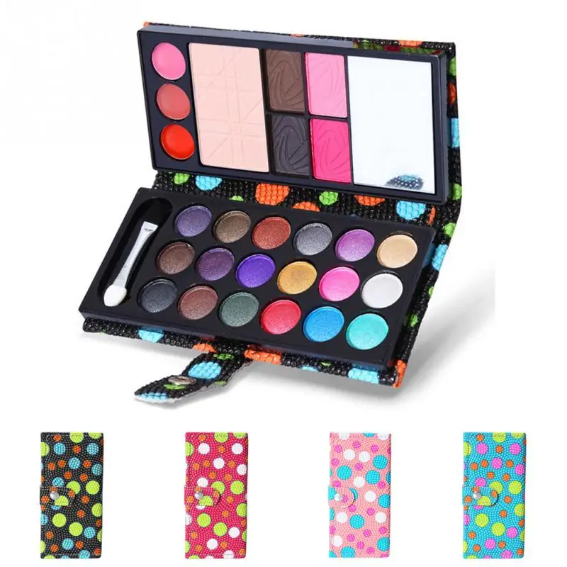 Косметика мерцающие жемчужные тени для век Палитра натуральный 26 цветов макияж модификация блеск для губ Набор румян с мешочком для кнопок