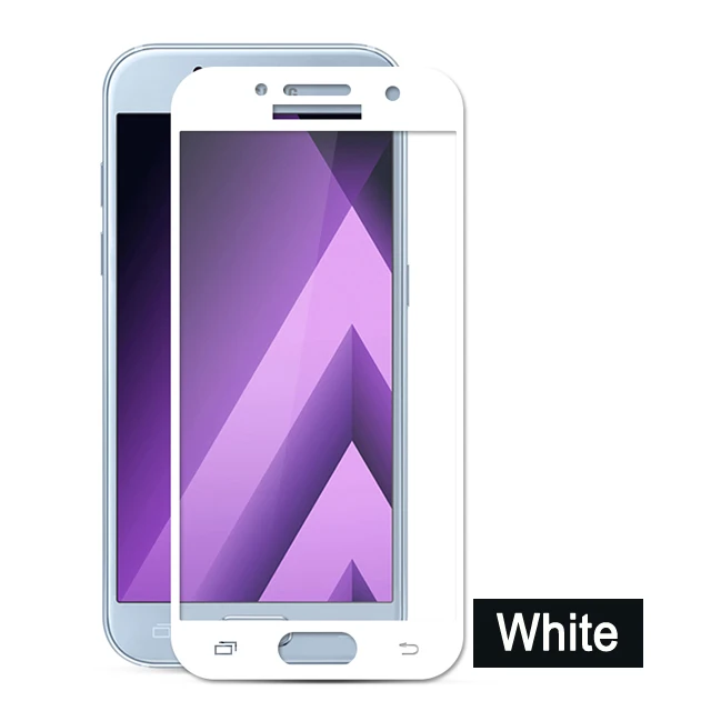 Полное покрытие из закаленного стекла для Samsung Galaxy A3 2017 Защитная пленка SM-A320 A320F |