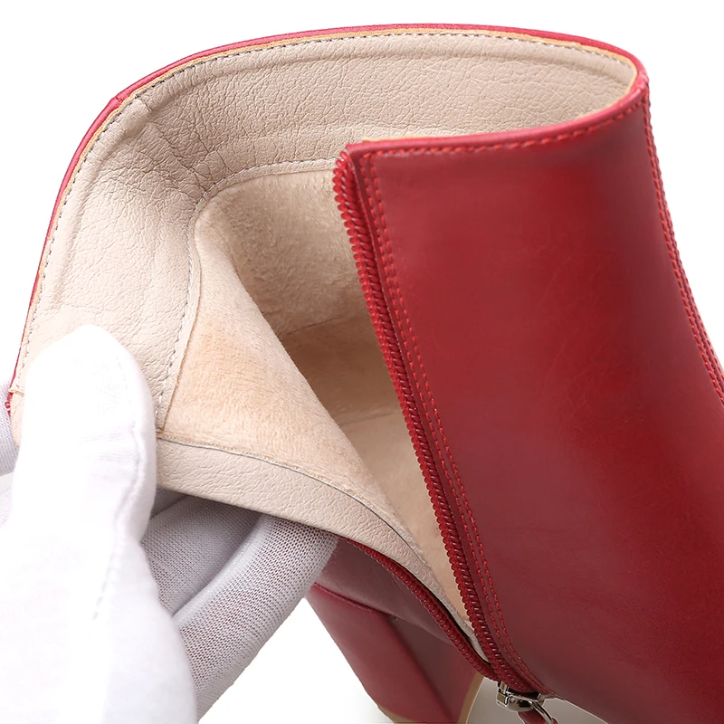 Новые ботильоны для женщин Модные женские ботинки на толстом каблуке с