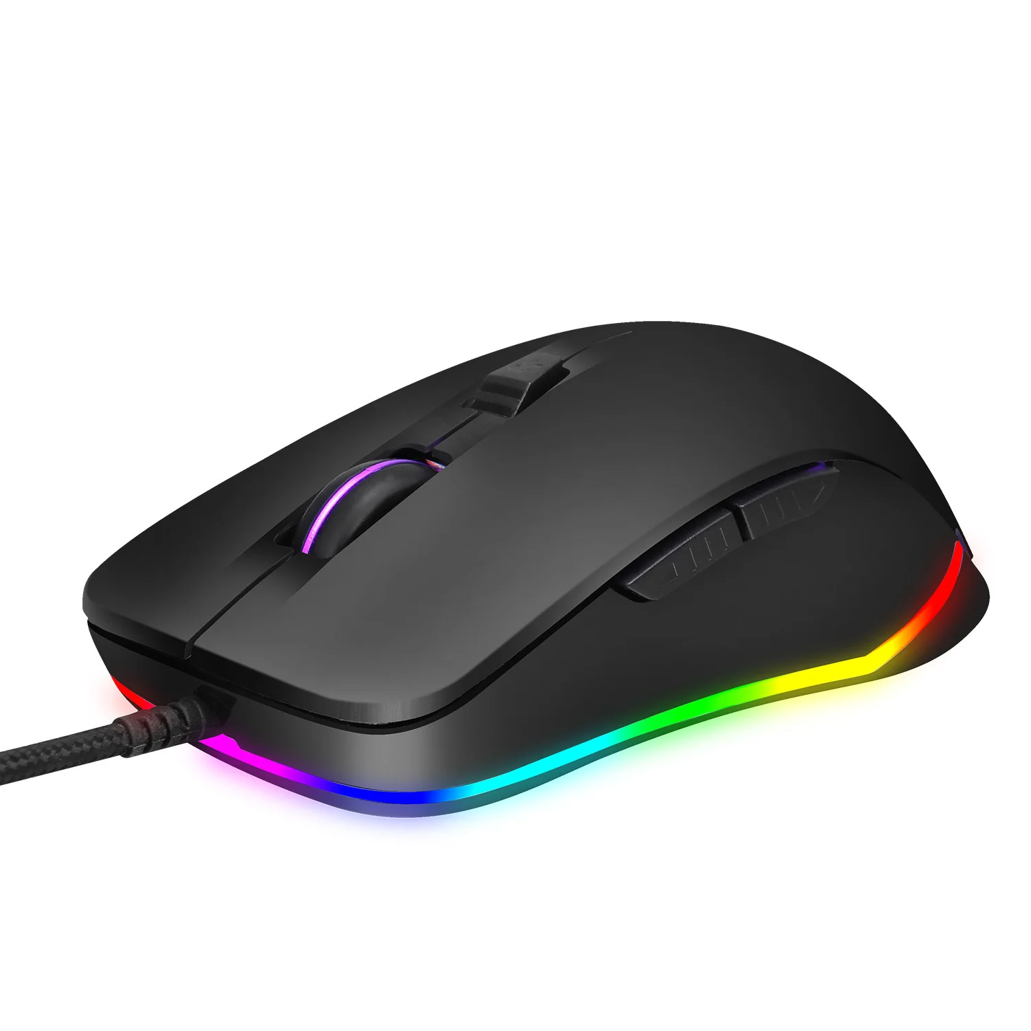 ZERODATE S600 USB Проводная игровая мышь 4800 dpi 6 клавиш оптический макро Программируемый RGB компьютерная мышь профессиональная мышь для настольного компьютера