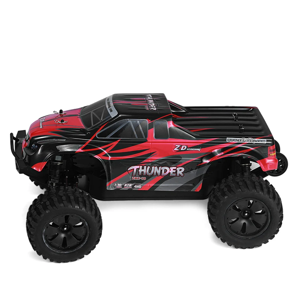 ZD гоночный автомобиль 1/10 бесщеточный 4WD монстр грузовик водонепроницаемый 60A ESC