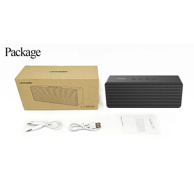 Portable wireless Bluetooth Speaker Stereo big power 6W system TF Playing 10hours 3DBluetooth Built-in Microphone | Электроника