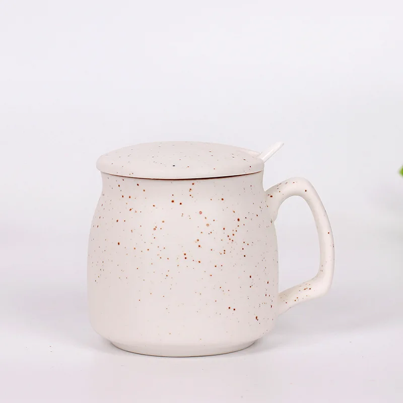 Saimei Creative spots Ceramics Cup Coffee Milk Gift Mugs Customized logo With Covered Spoon | Дом и сад