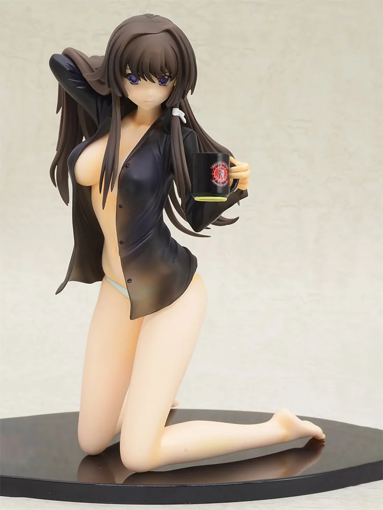 Аниме сексуальная фигура SkyTube Muv Luv Alternative Total Eclipse Takamura Yui Off Style PVC Action Girl Figures on.