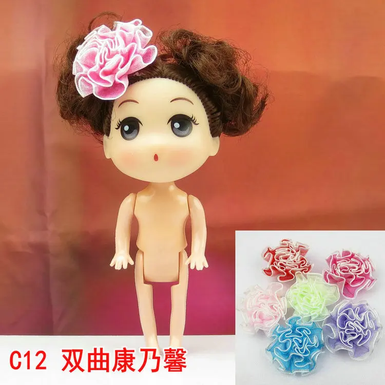3pcs 12cm Doll cake decorating tools Lovely girls large baby MOLD children birthday candles modules Baby pillow silicone mold | Игрушки и