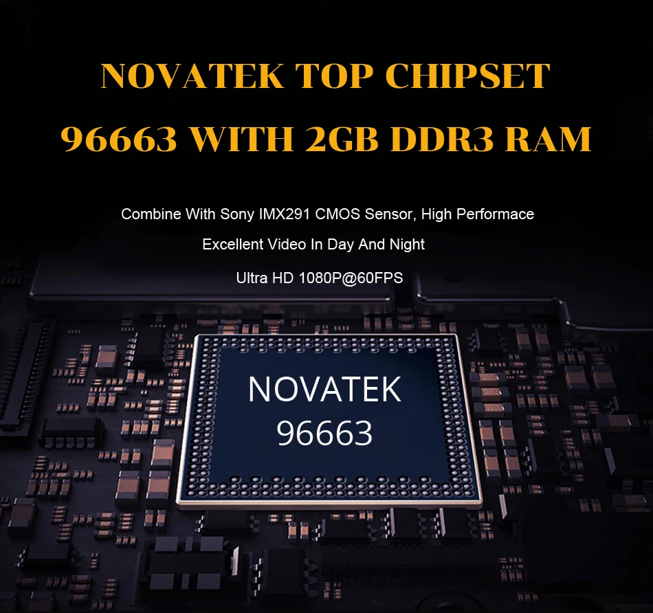 Conkim Автомобильный видеорегистратор Novatek 96663 1080P 60FPS Ultra HD Авто видеорегистратор gps Защита температуры мини 0906s
