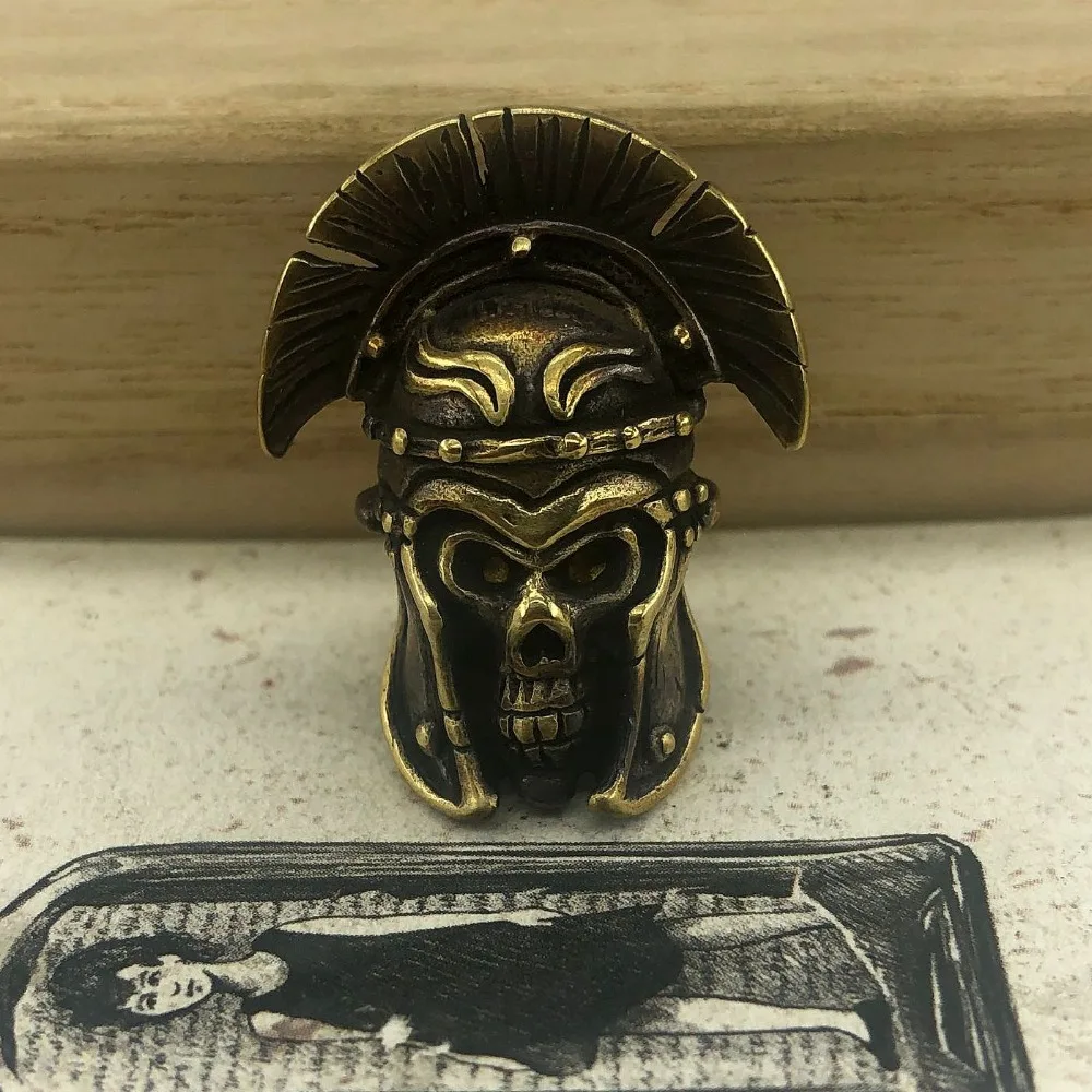 EDC Инструменты Нож бусины латунь крестоносца Броня бусы на шнурок Паракорд нож