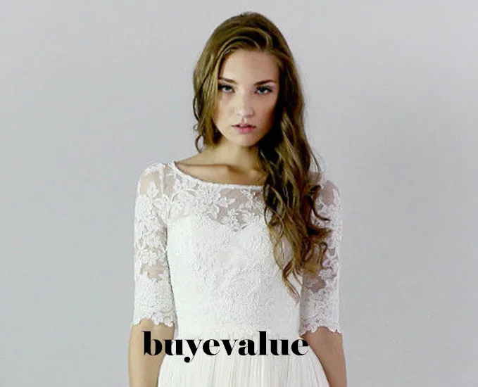 Женская кружевная шаль цвета слоновой кости с рукавом 3/4|bolero wedding jacket|bridal shrugbolero |