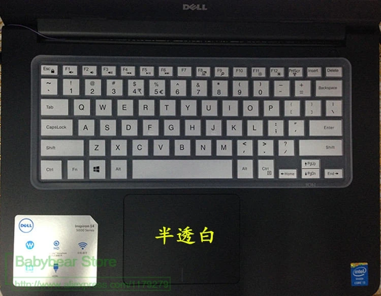 15 6 дюймовый силиконовый чехол для клавиатуры ноутбука Dell XPS 9550 9560 touch 7579 7568 5510