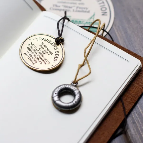 Винтажная подвеска с паром и звездами от матенона для путешественника Мидори