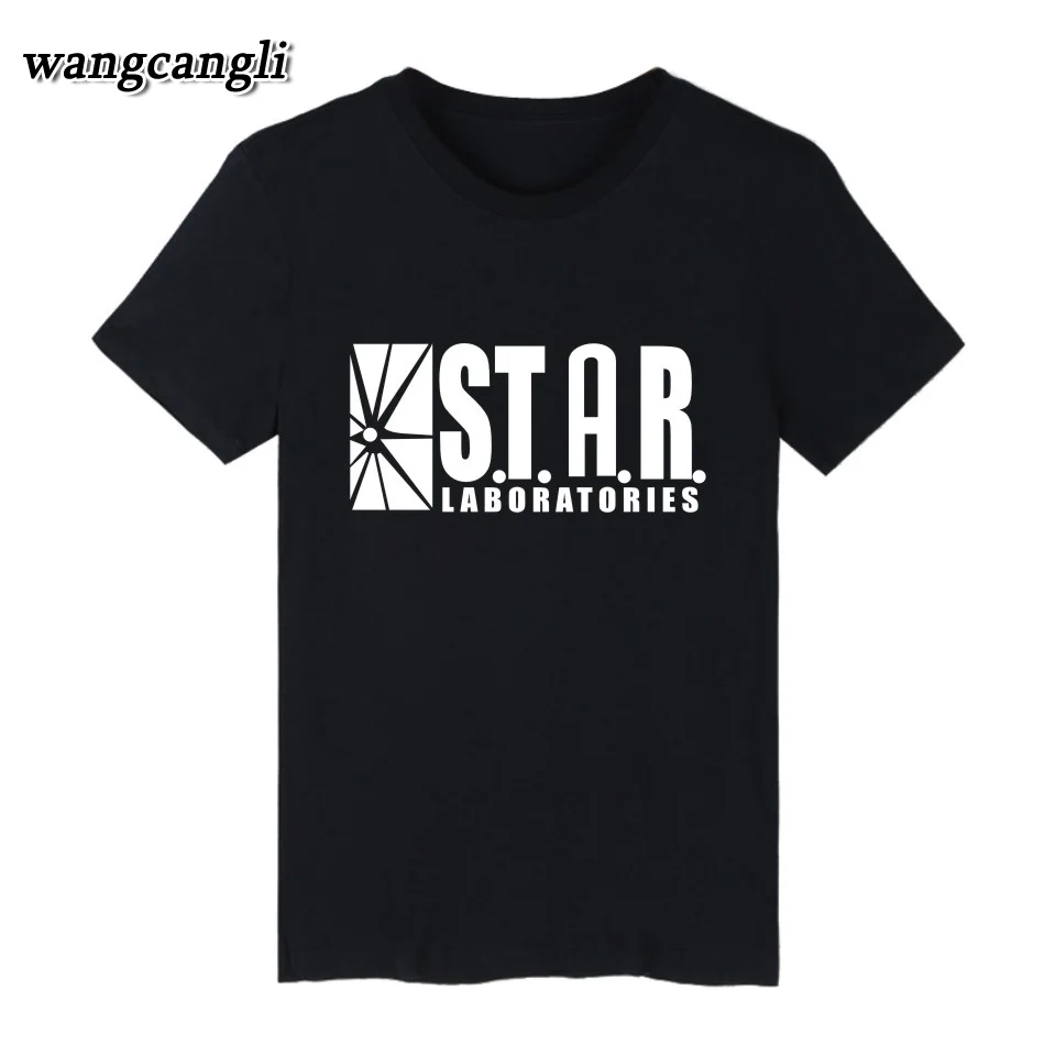 STAR S.T.A.R.labs mens short sleeve T-shirt spring cotton hip hop man tshirt t shirt fashion brand men tops Tee shirt