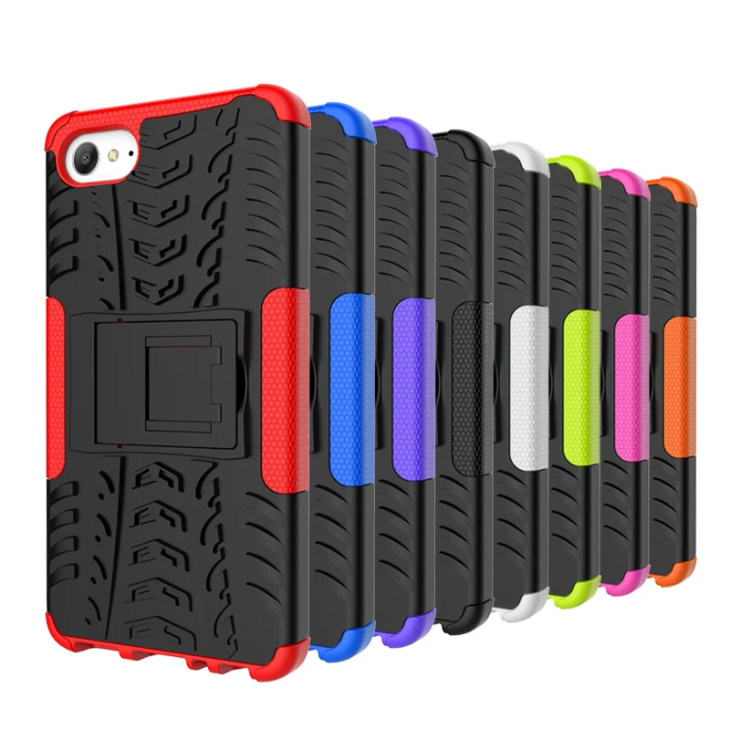 For Lenovo ZUK Z2 Case Hybrid PC Silicone Heavy Duty Kickstand Hard Back Armor Capa Cover for |