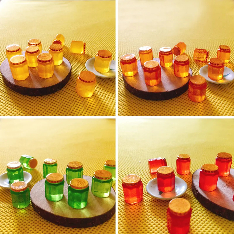 New ~ jam bottle/honey pot/кукольный домик/миниатюры/милый/Сказочный Садовый Гном/Террариум