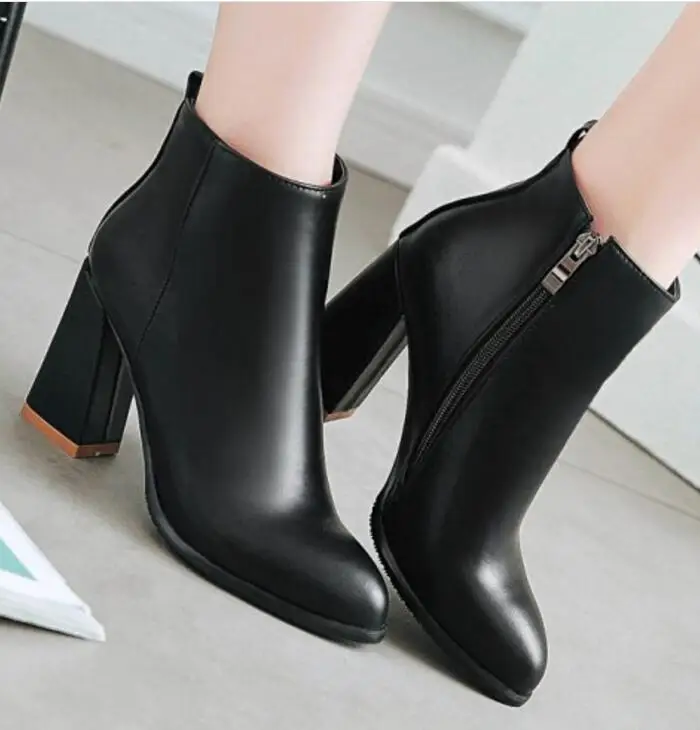 Зимняя модная обувь Женская Chaussure Femme Ботильоны Martin Свадебные женские