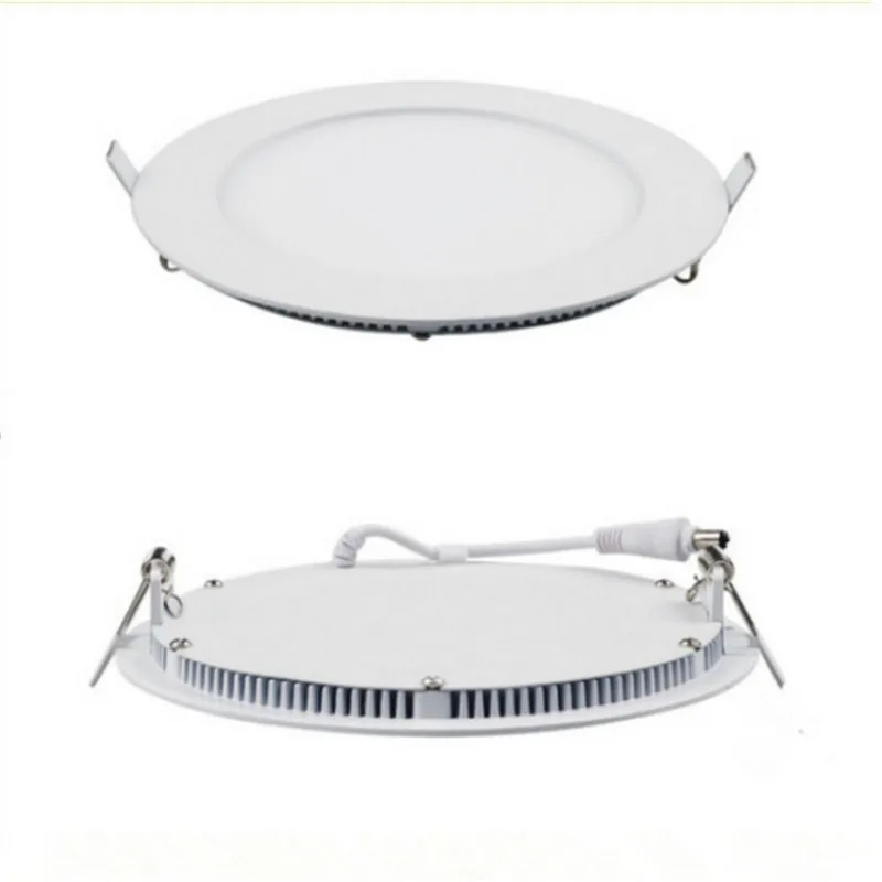 Светодиодные ультратонкие круглые панесветильник лампы 10 шт. 3 Вт|panel light|round panel