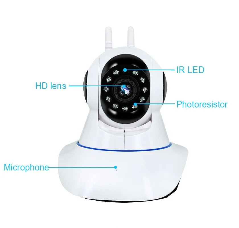 1080 P/720 P домашняя IP камера безопасности Беспроводная умная WiFi TF аудио рекордер